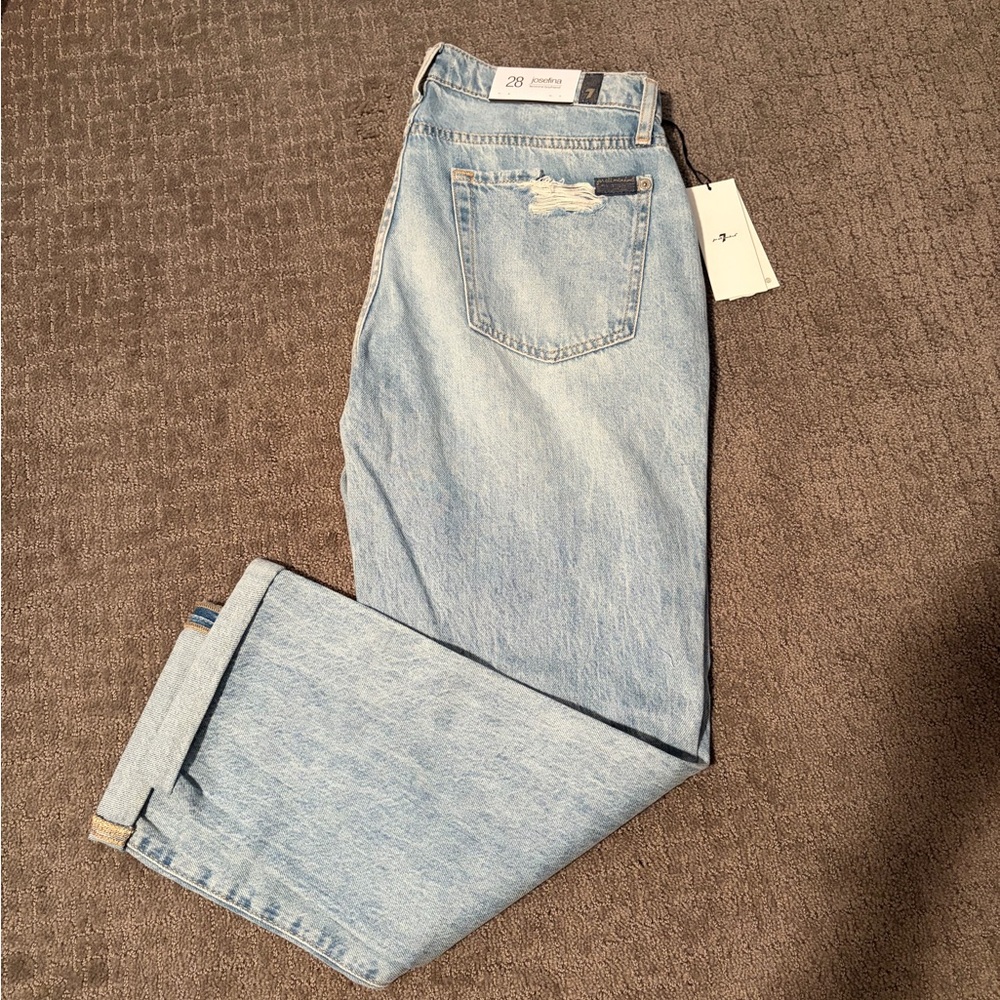 7 For All Mankind Josefina Feminine Boyfriend